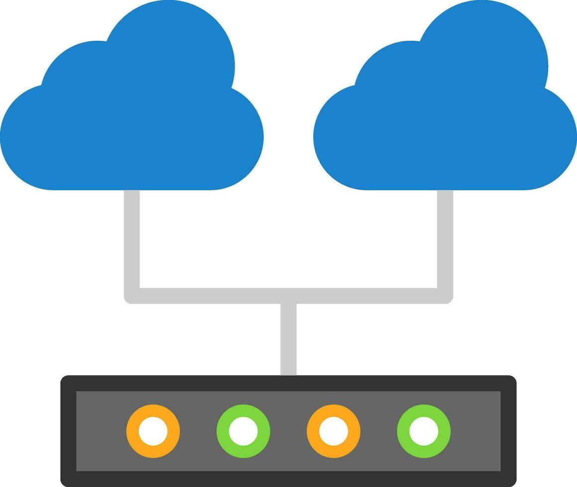 Cloud Support Vector Icon Design