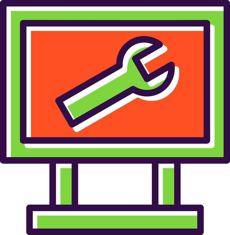 IT Helpdesk Vector Icon Design