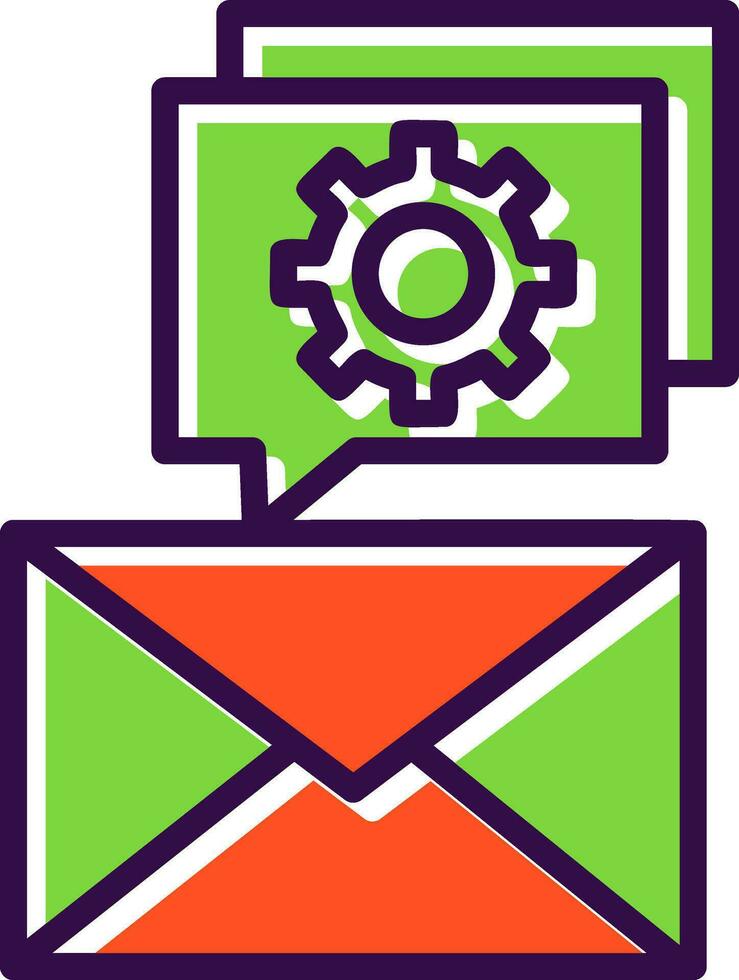 Email Support Vector Icon Design