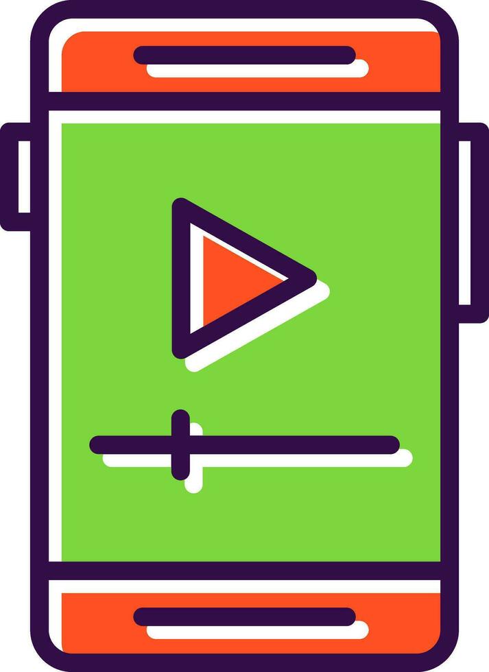 Video Vector Icon Design