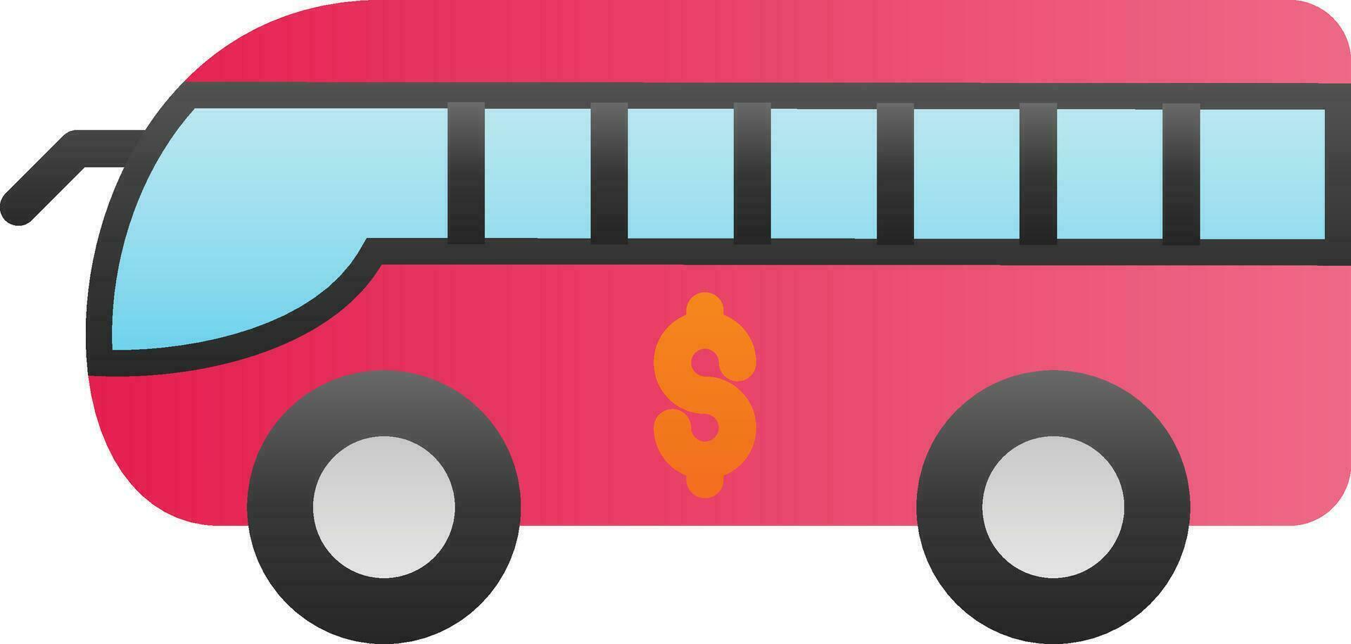 diseño de icono de vector de autobús