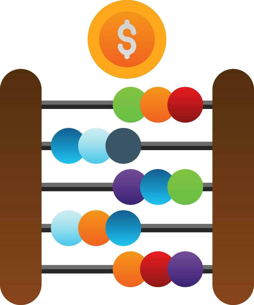 Abacus Vector Icon Design