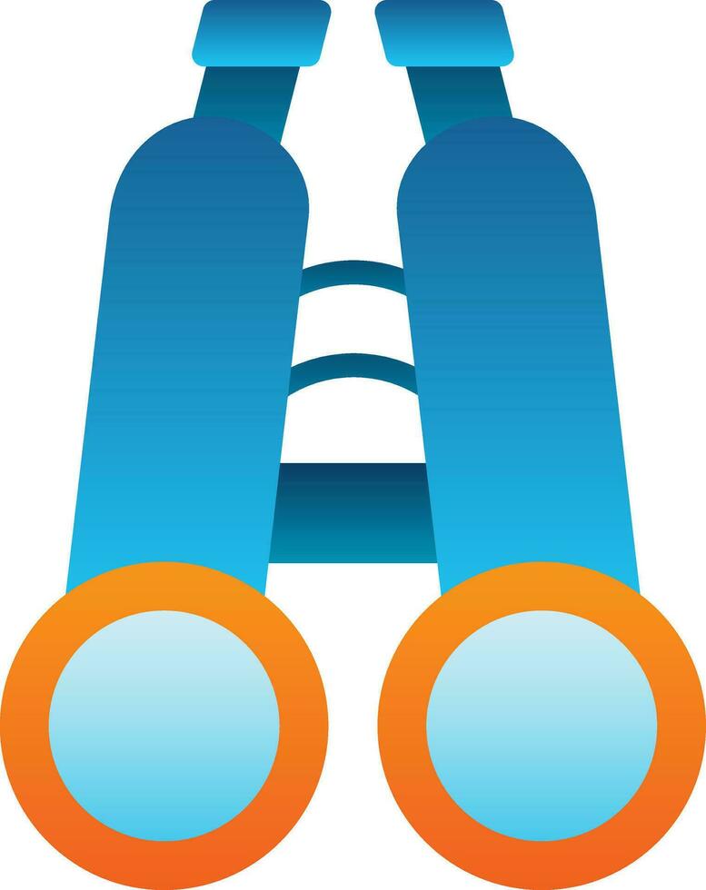 Binoculars Vector Icon Design