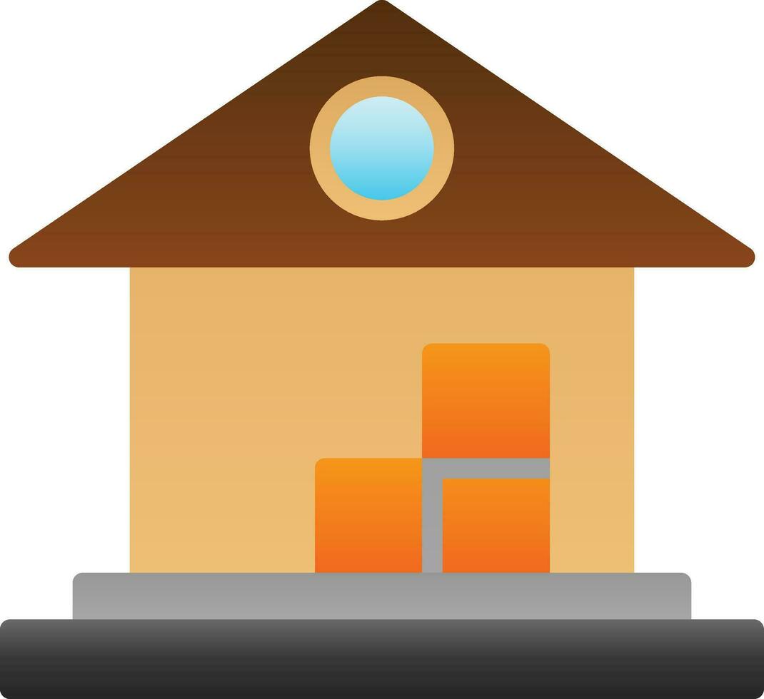 Cabin Vector Icon Design