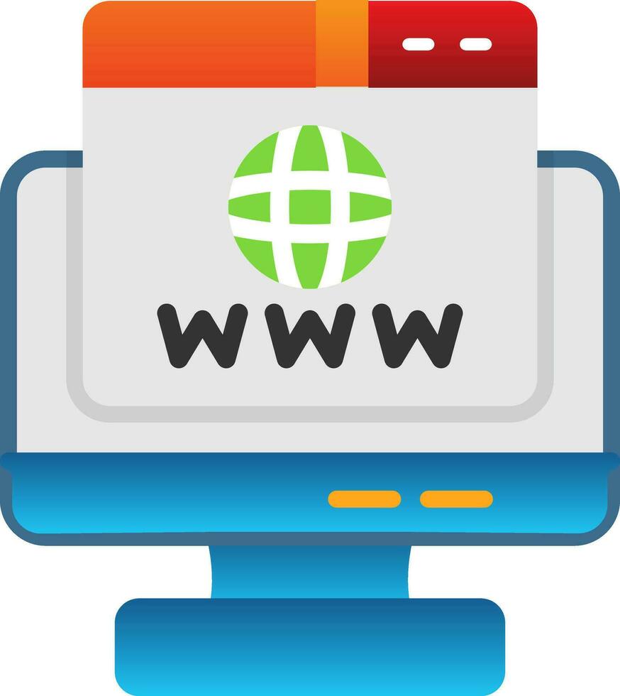 Domain Vector Icon Design