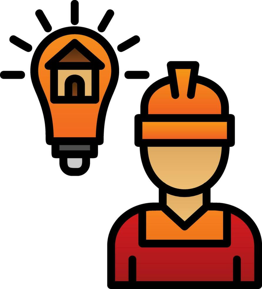 Civil engineerring Vector Icon Design