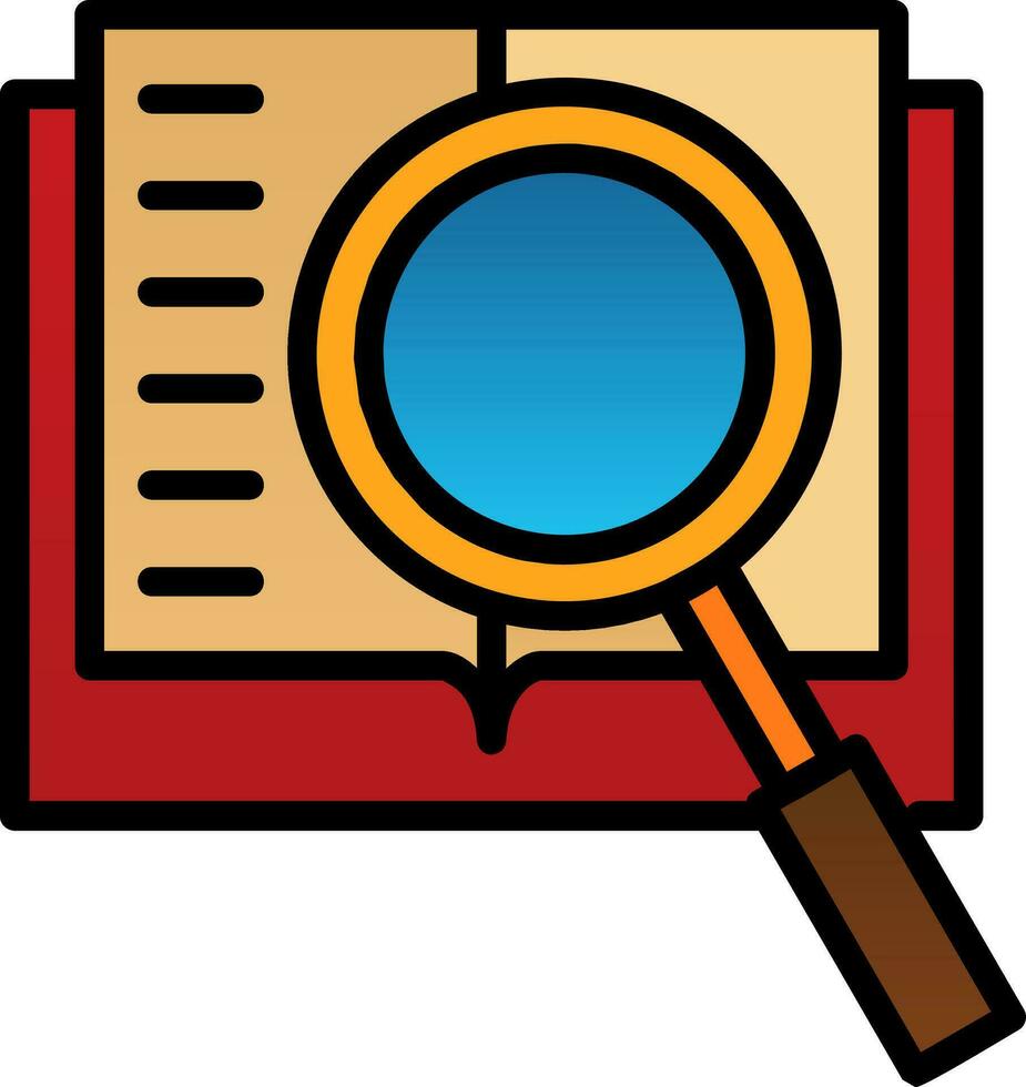 Research Vector Icon Design