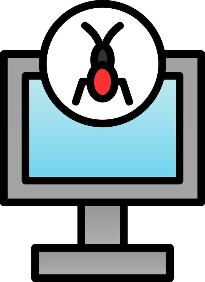 malware eliminación vector icono diseño