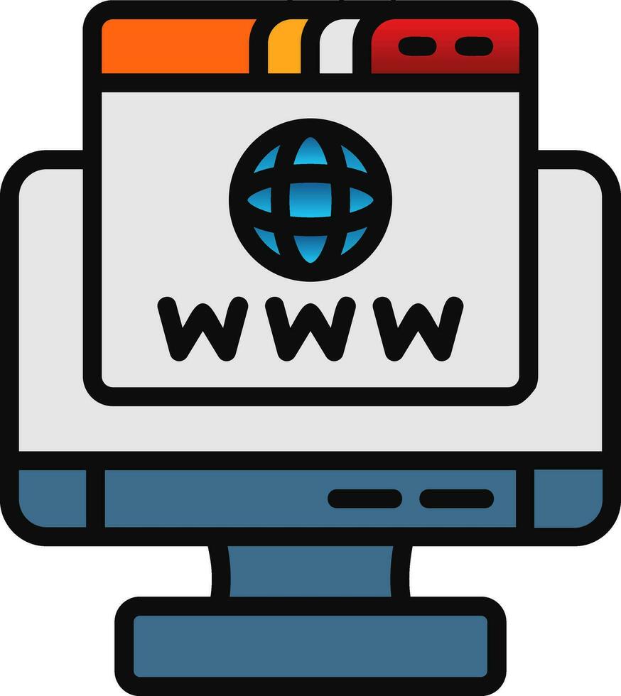 Domain Vector Icon Design