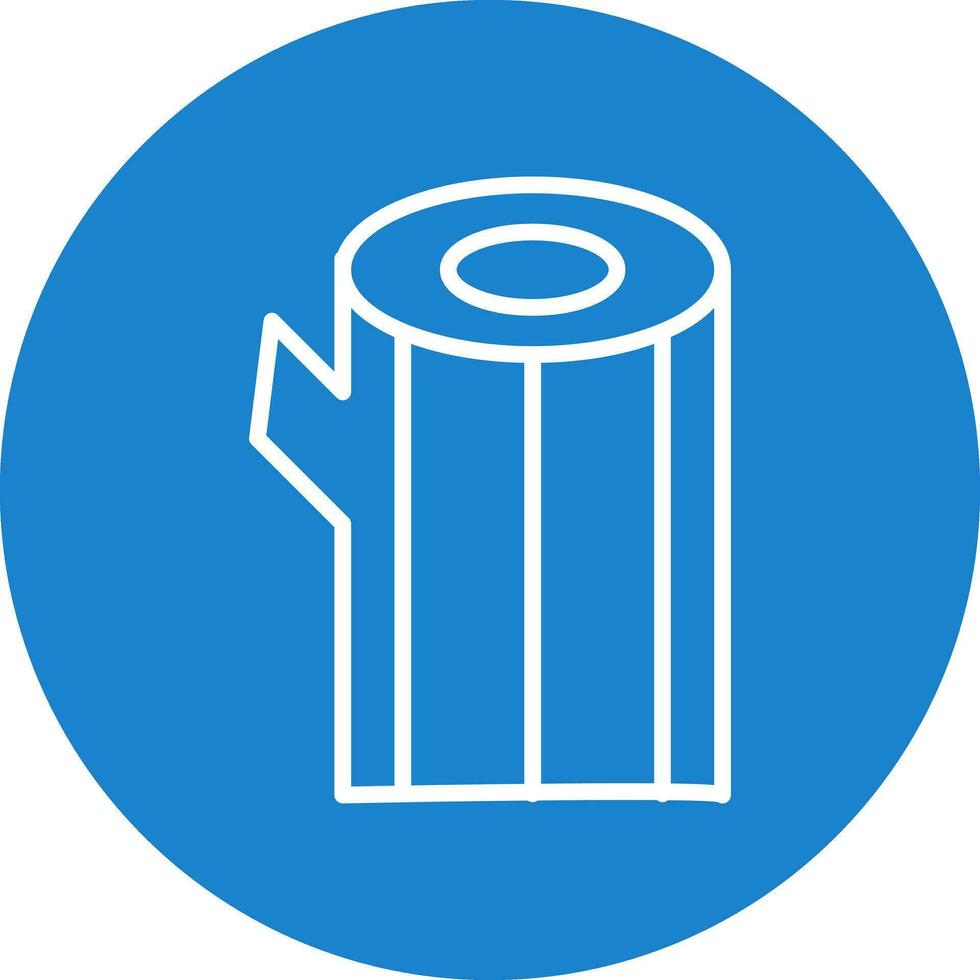 Log Vector Icon Design
