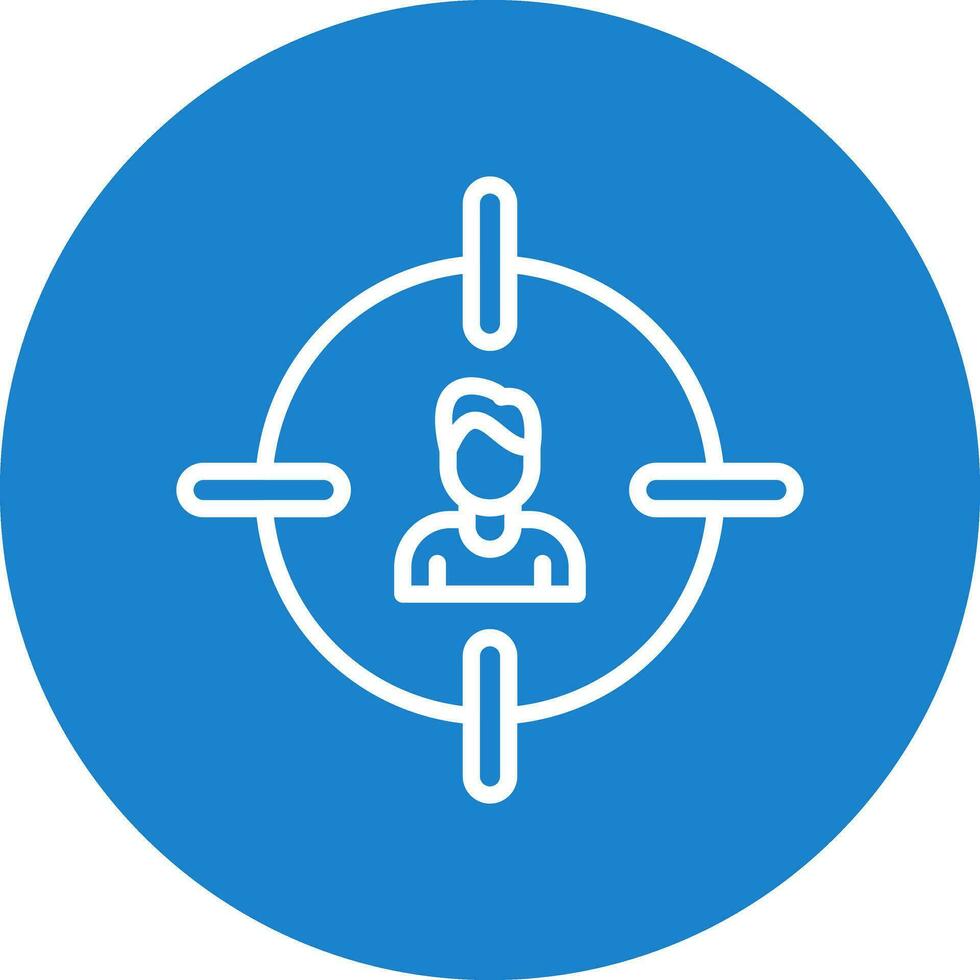 Target Audience Vector Icon Design