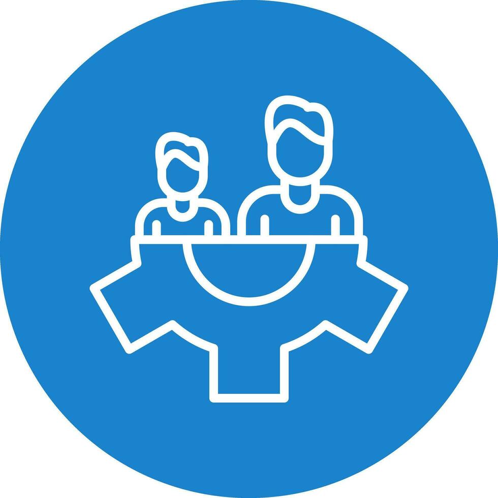 Team Work Vector Icon Design