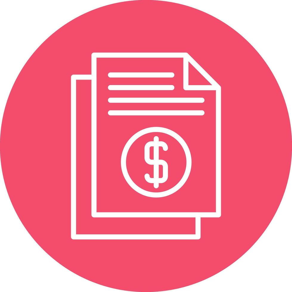 Invoice Vector Icon Design