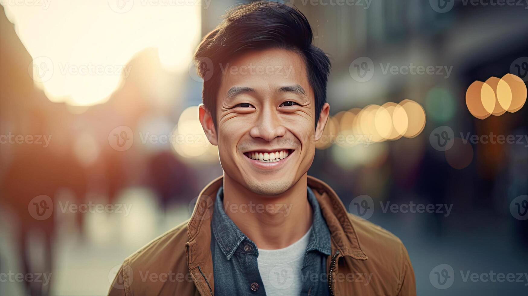 Happy smiling young handsome Asian man face on white background 11134701  Stock Photo at Vecteezy