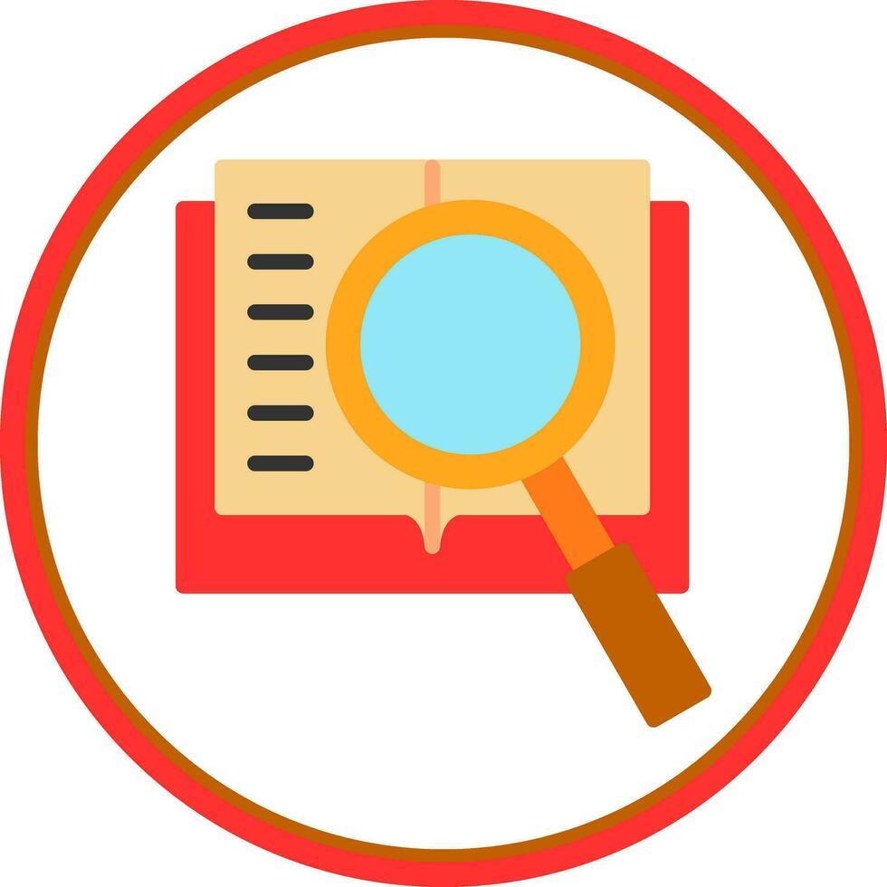 Research Vector Icon Design