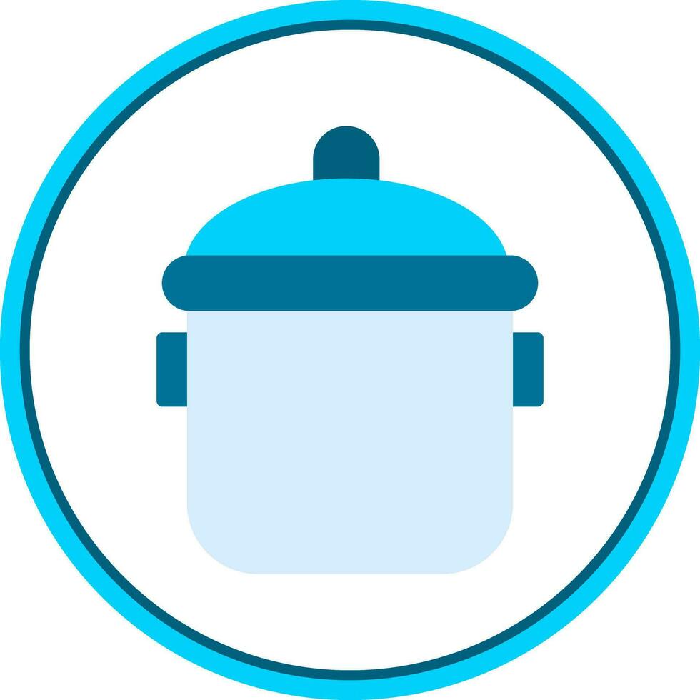 Cooking pot Vector Icon Design