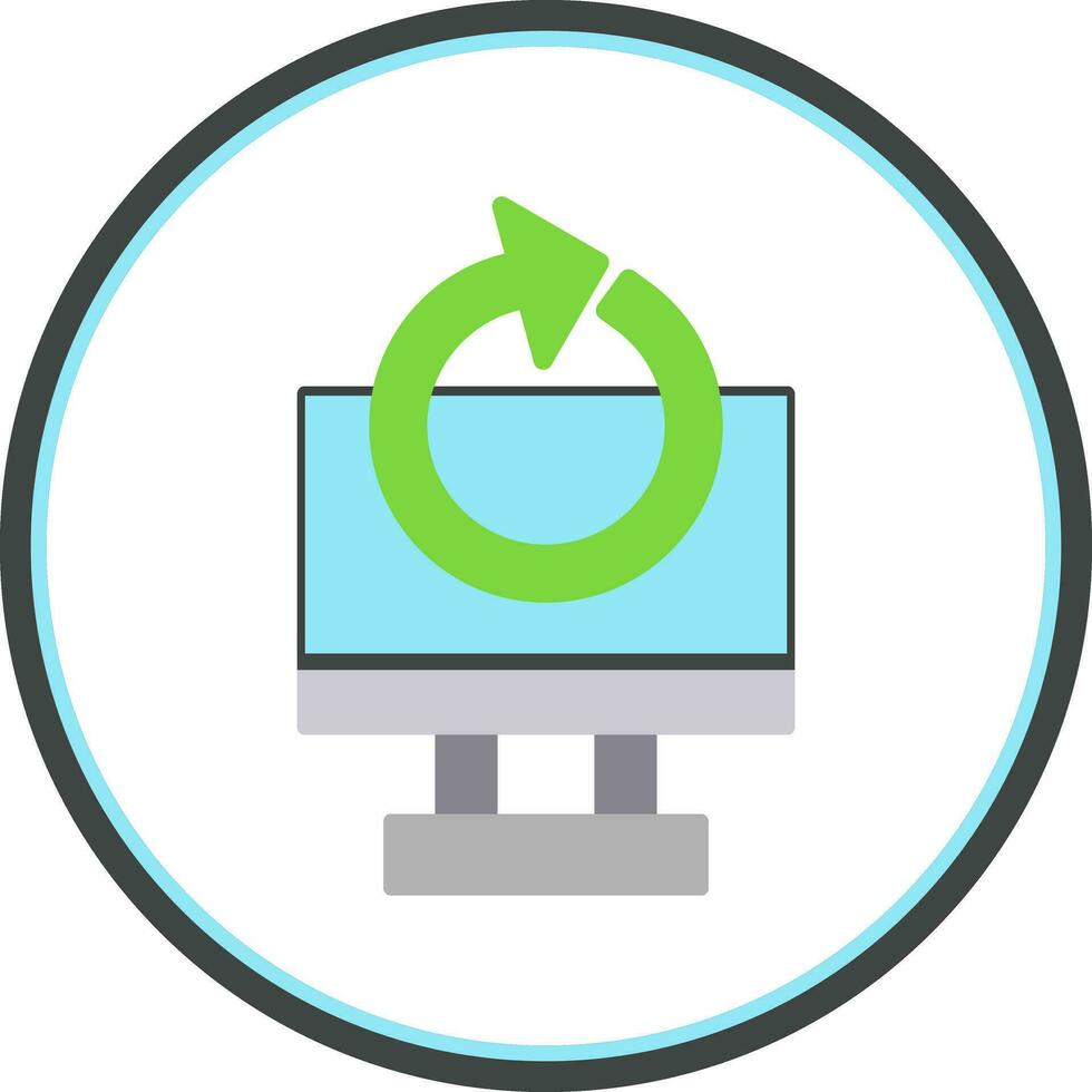 Data Recovery Vector Icon Design