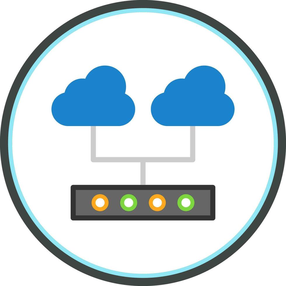 Cloud Support Vector Icon Design