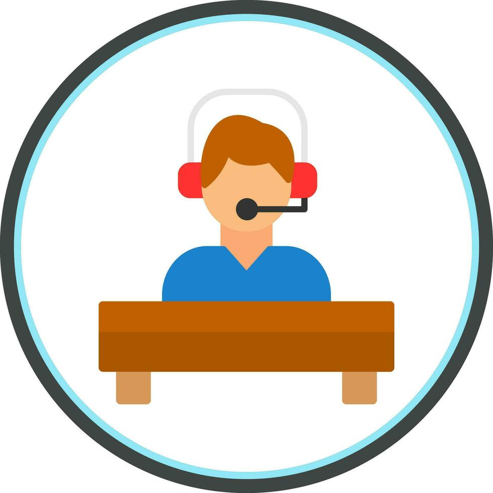 Help Desk Vector Icon Design