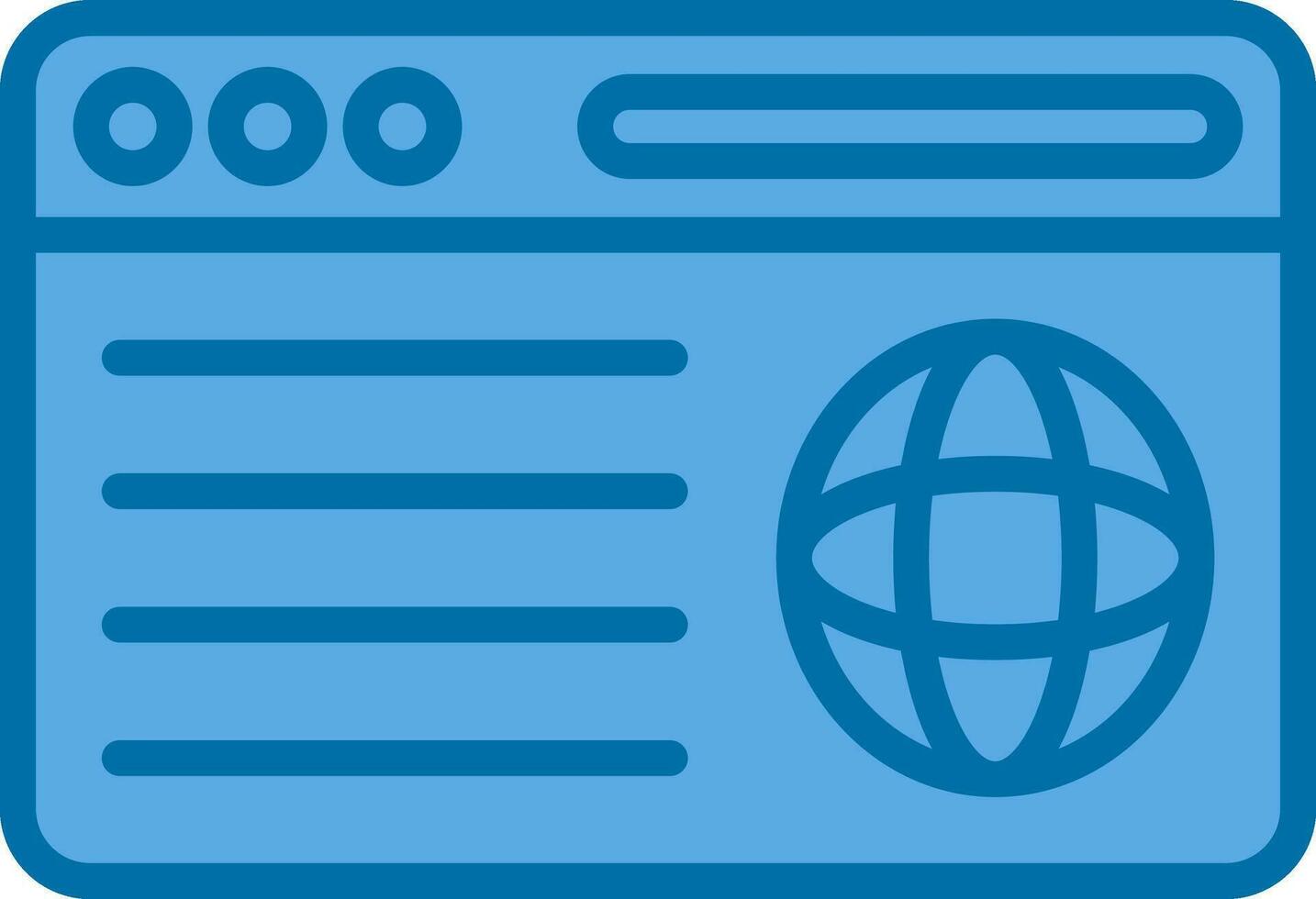 Website Vector Icon Design