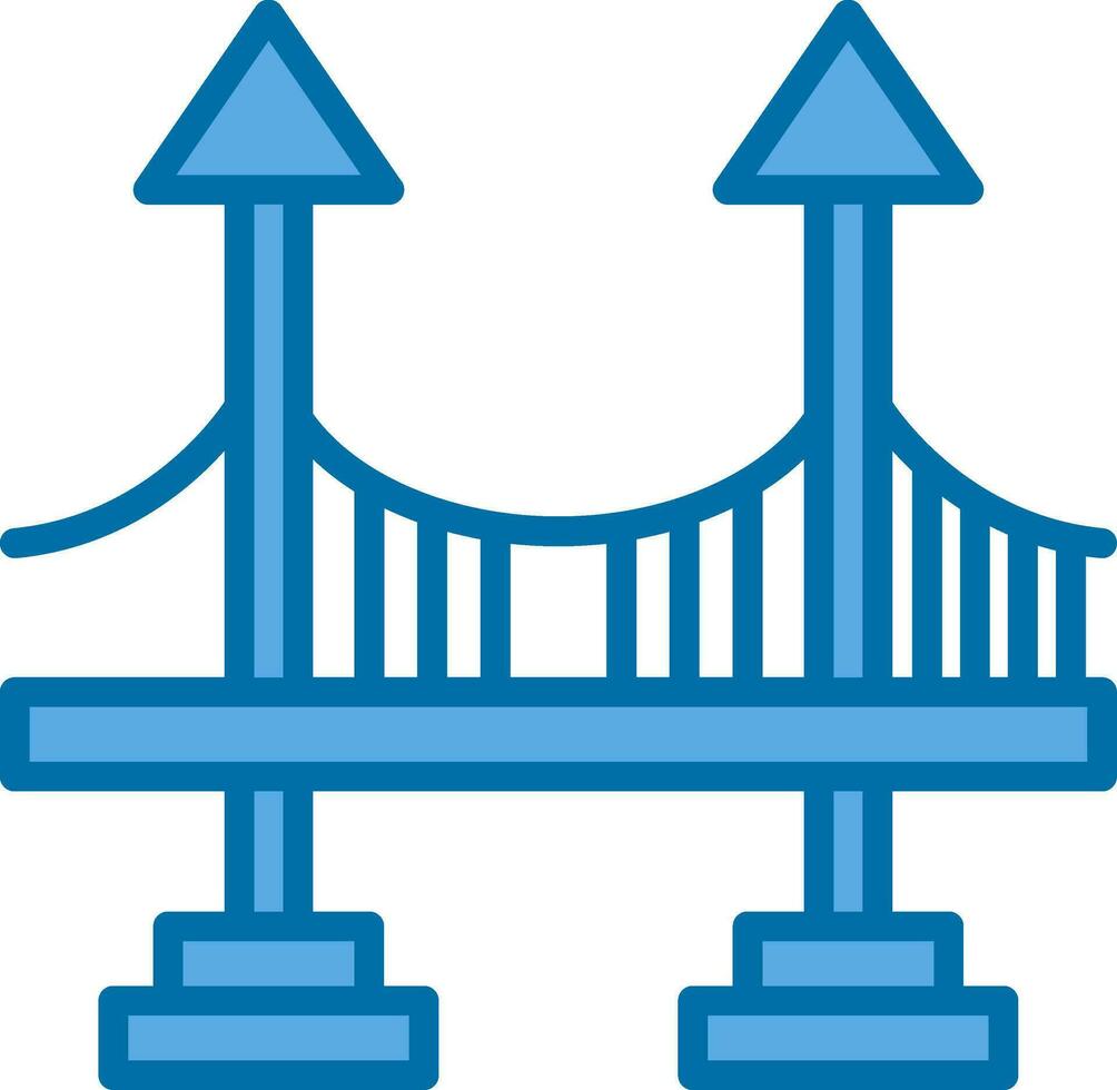 diseño de icono de vector de puente