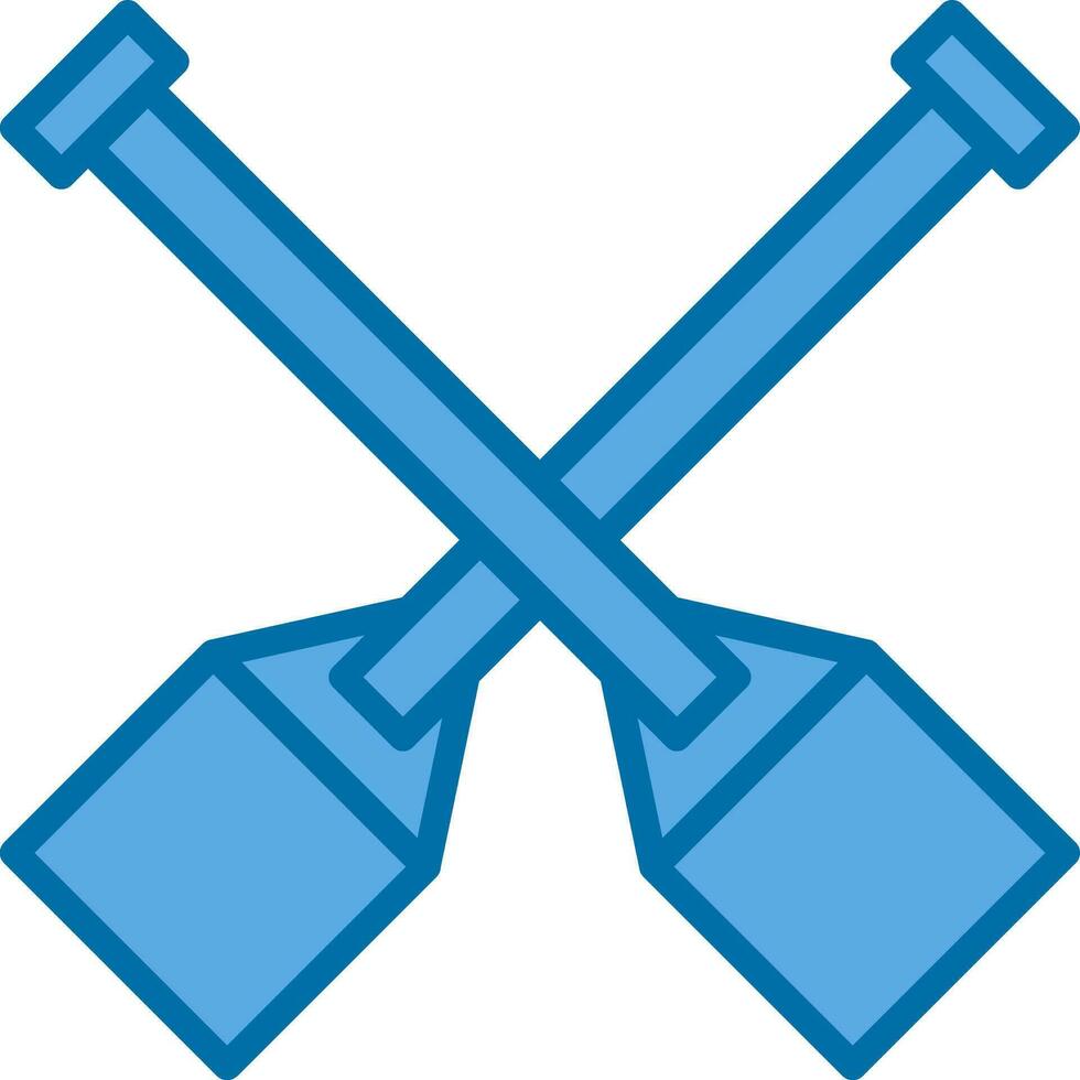 Oar Vector Icon Design