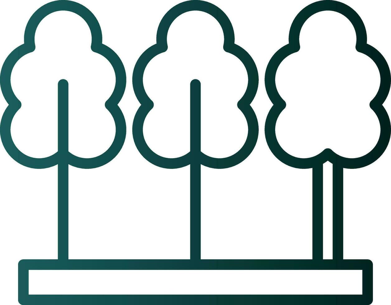 Trees Vector Icon Design