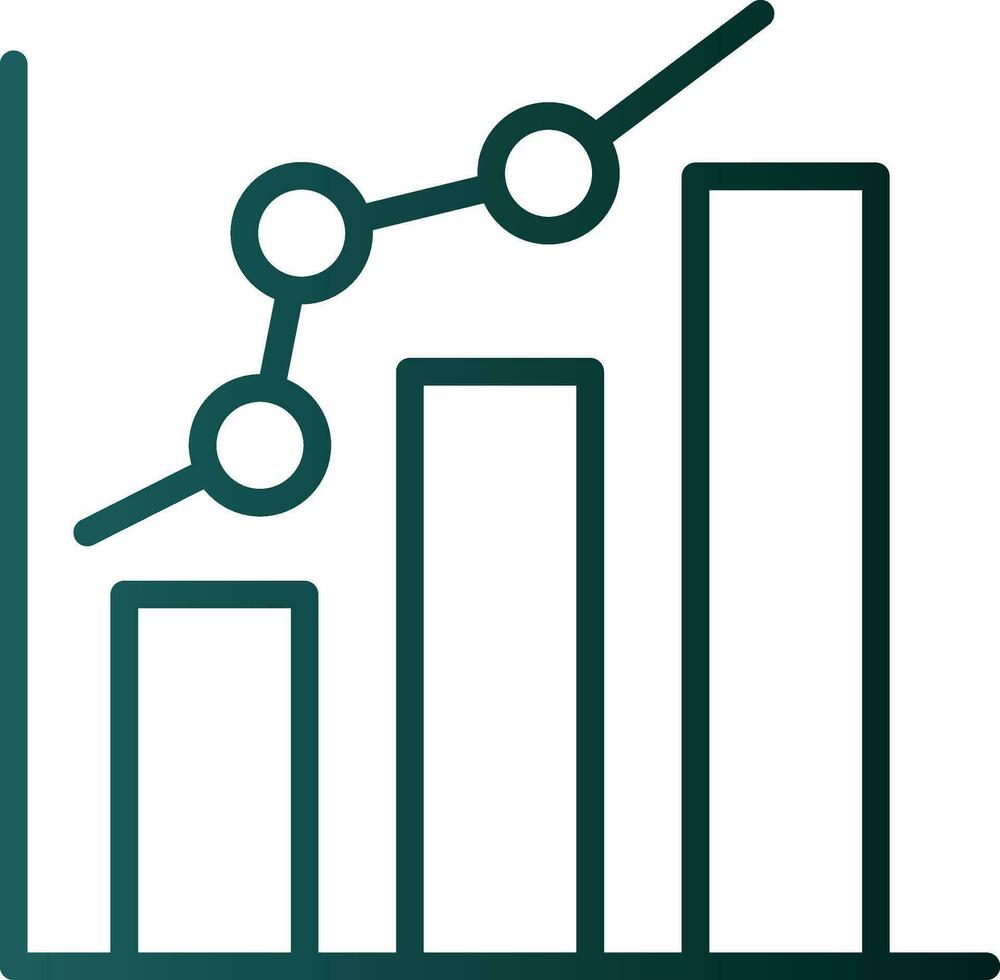 Bar chart Vector Icon Design