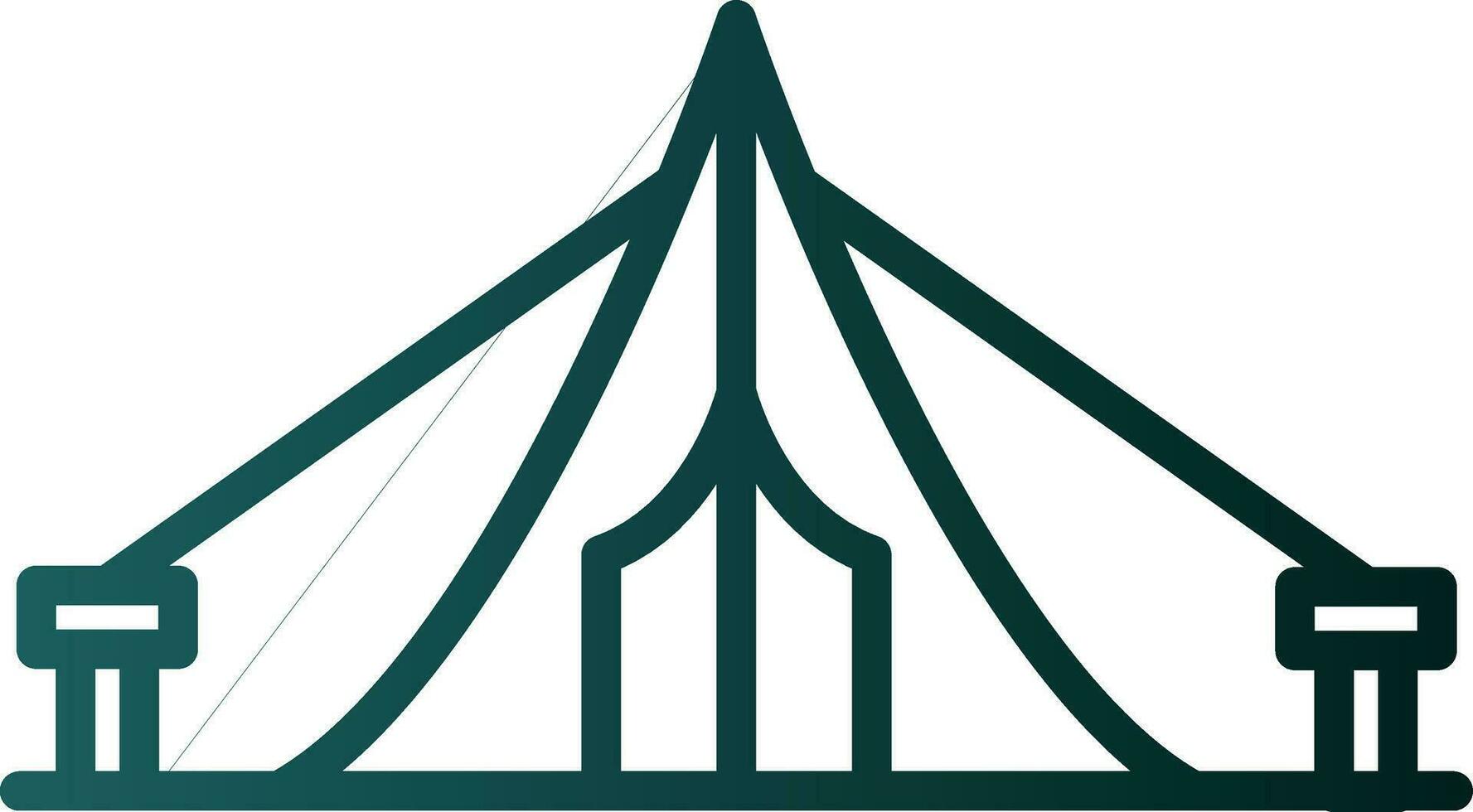 Tent Vector Icon Design