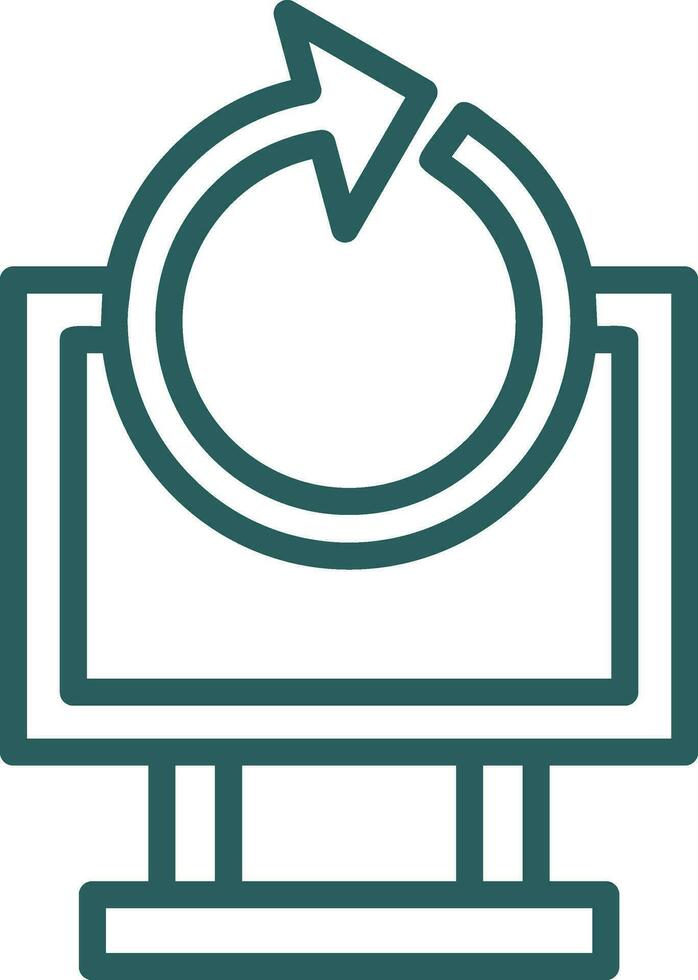 Data Recovery Vector Icon Design
