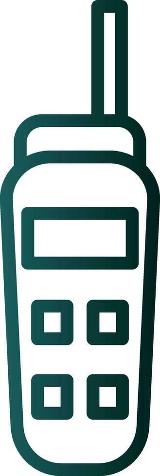 Walkie talkie Vector Icon Design
