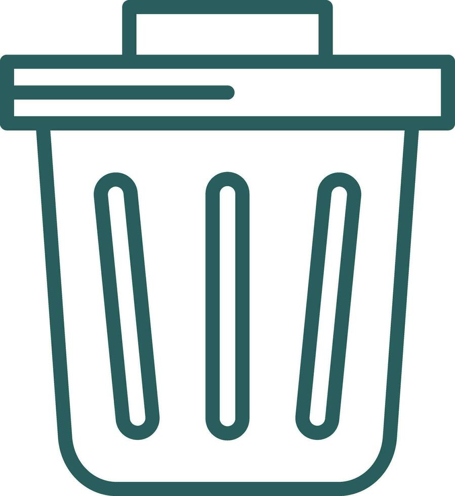 diseño de icono de vector de basura