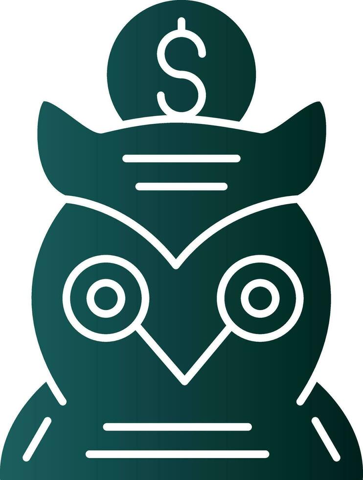 diseño de icono de vector de búho