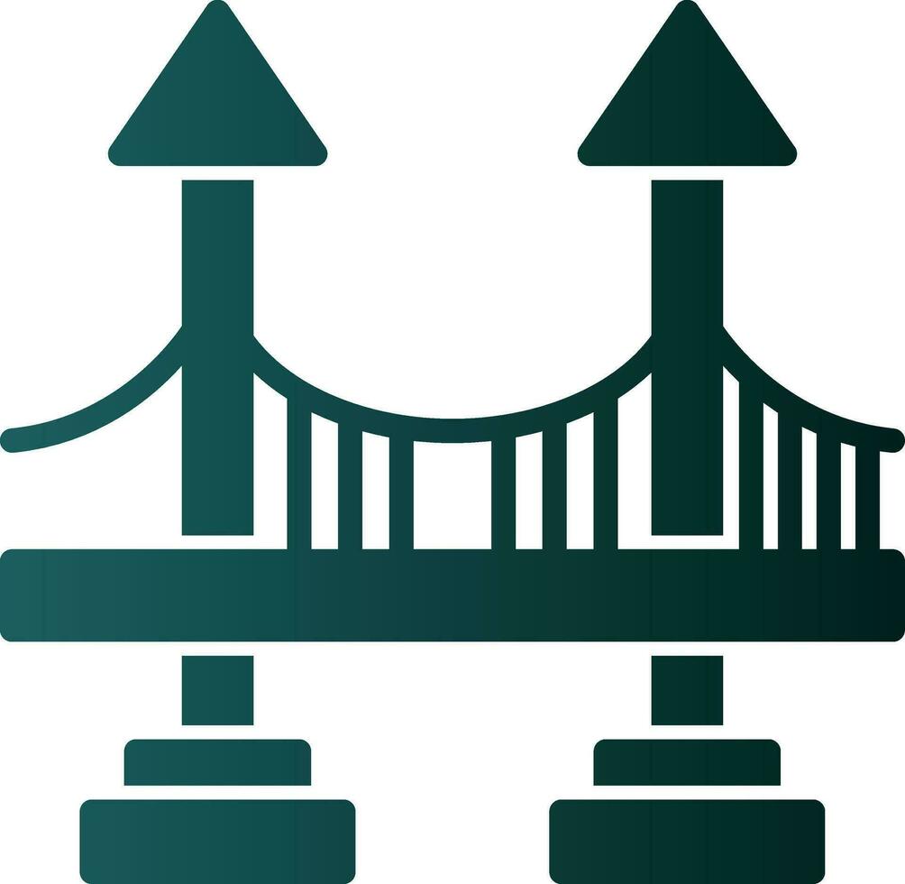 diseño de icono de vector de puente