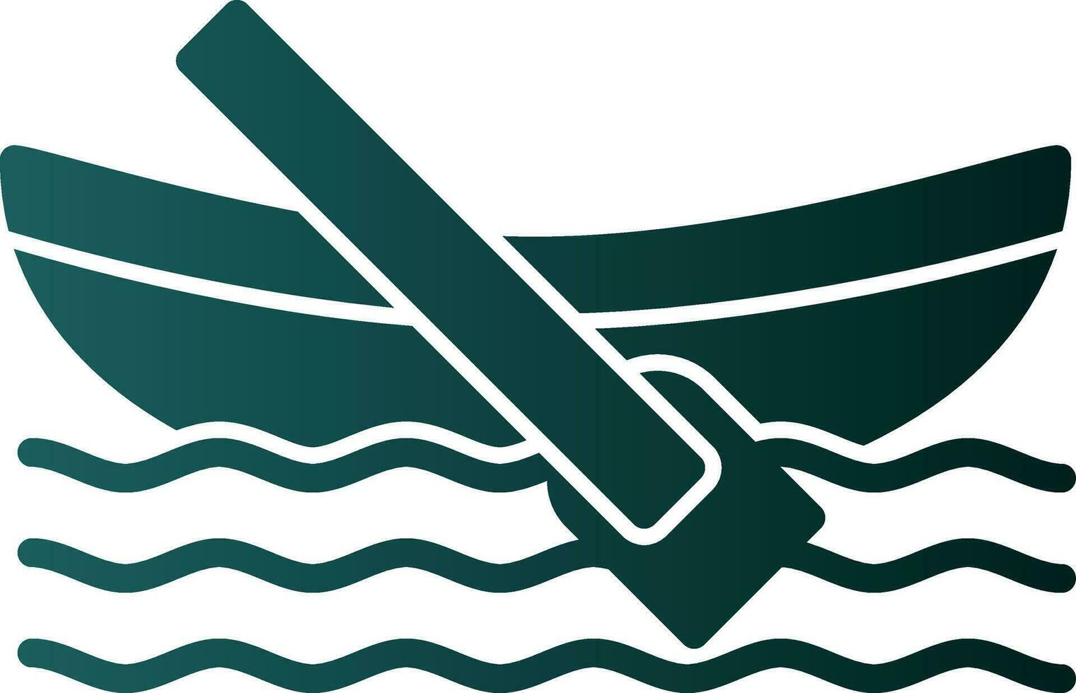 Dinghy Vector Icon Design