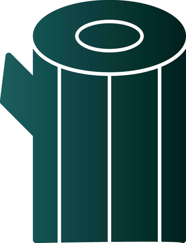 Log Vector Icon Design