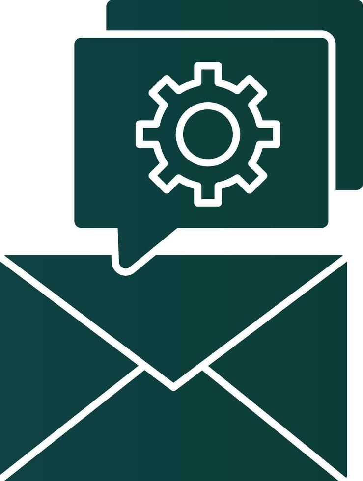 Email Support Vector Icon Design