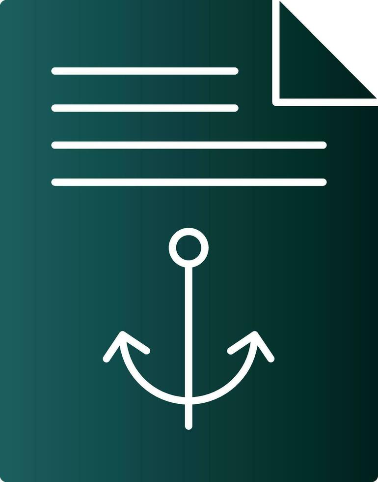 Anchor Text Vector Icon Design
