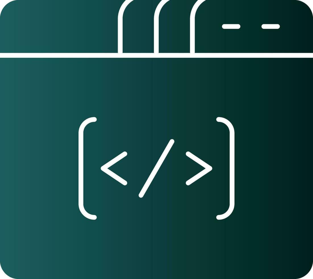 codificación vector icono diseño