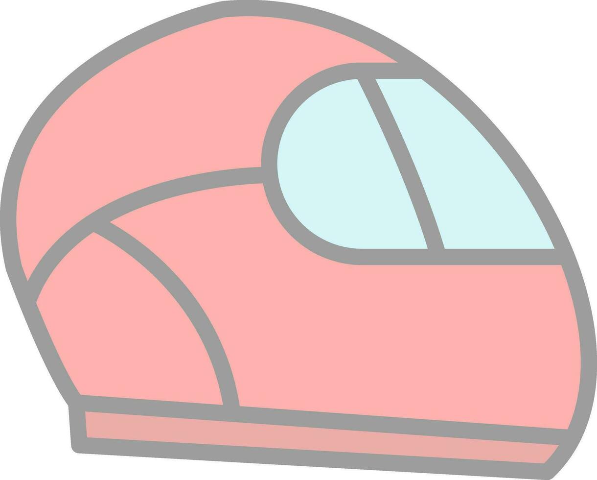 diseño de icono de vector de casco