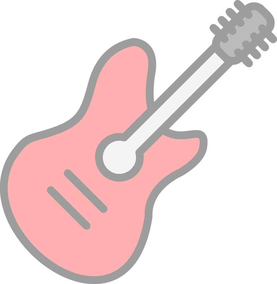 Guitar Vector Icon Design