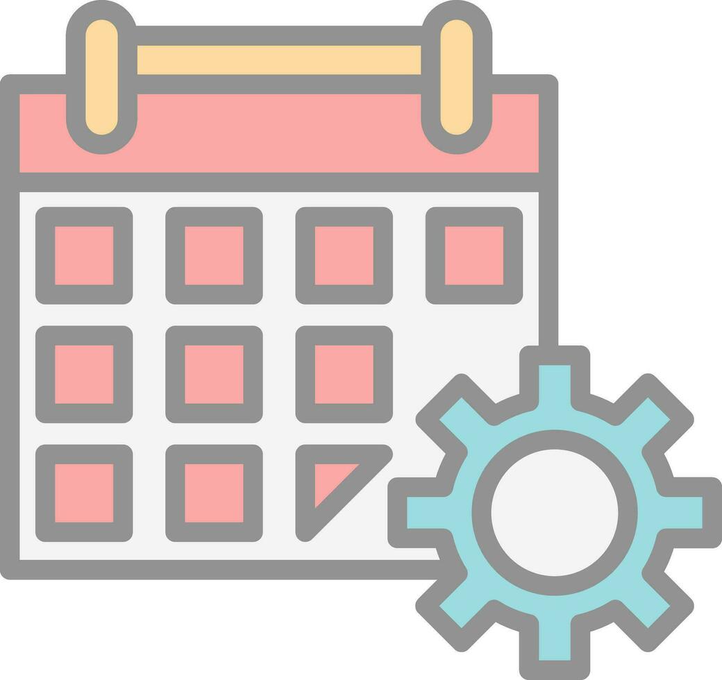 Schedule Vector Icon Design