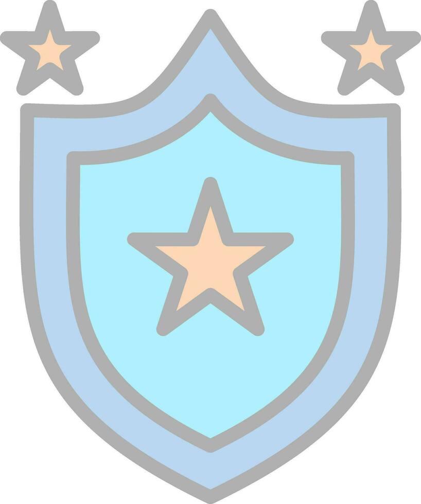 diseño de icono de vector de escudo