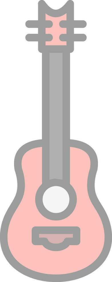 diseño de icono de vector de guitarra