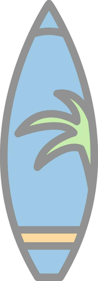 Suffboard Vector Icon Design