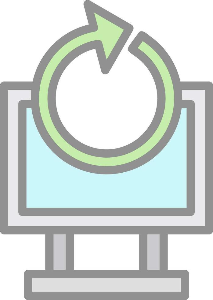Data Recovery Vector Icon Design