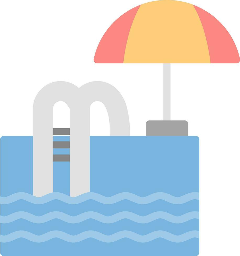 Swimming pool Vector Icon Design