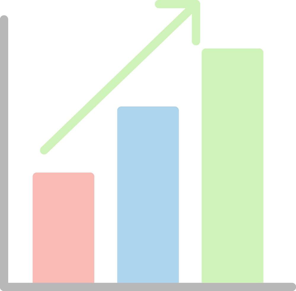 Bar chart Vector Icon Design