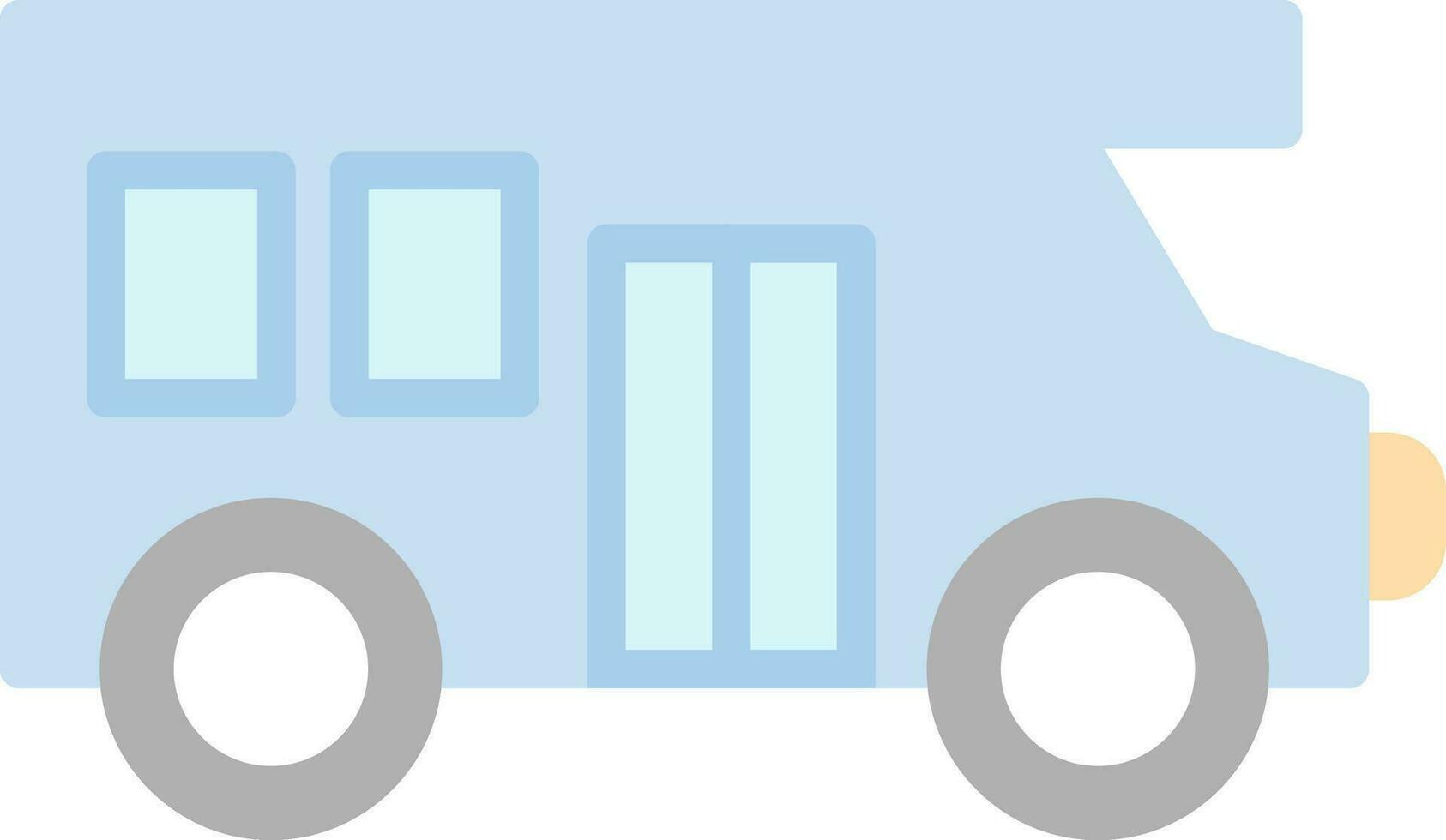 Motor home Vector Icon Design