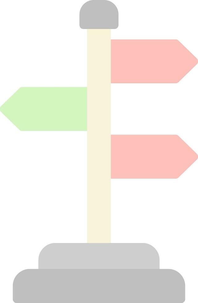 Signpost Vector Icon Design
